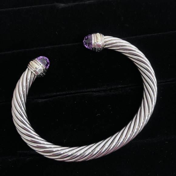 David Yurman Classic Cable Bracelet Size Medium - Picture 3 of 4